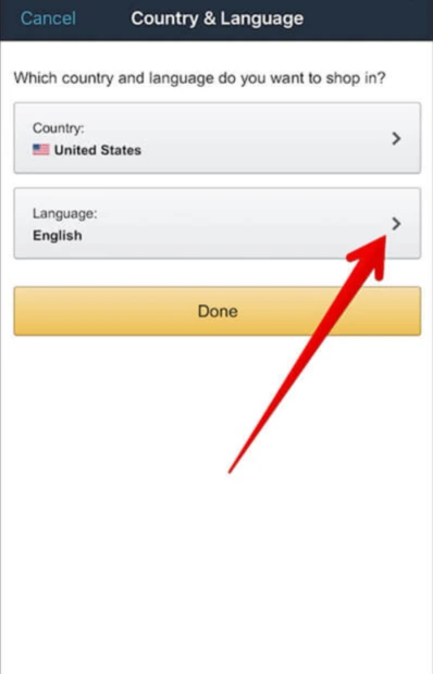 How to Change Country on Amazon App